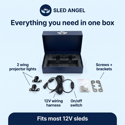 Sled Angel™ LED Wing Projector Lights