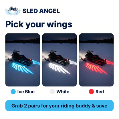 Sled Angel™ LED Wing Projector Lights